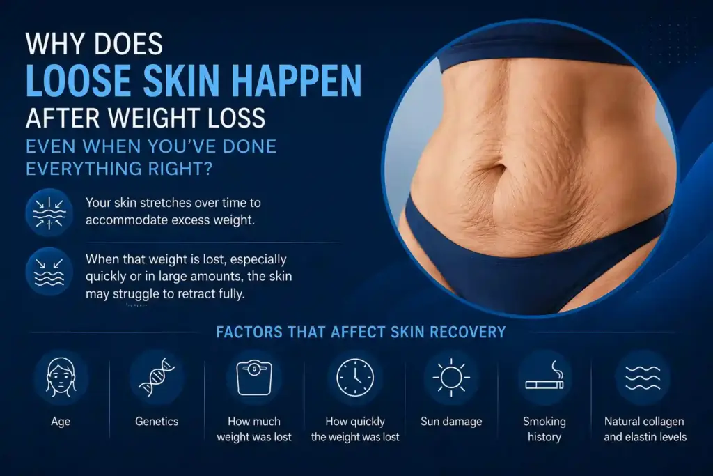 Why Does Loose Skin Happen After Weight Loss Even When You’ve Done Everything Right Milngavie?